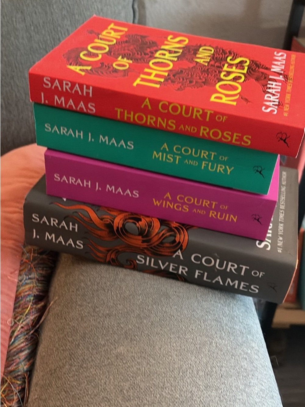 ACOTAR books 1-3 and ACOSF